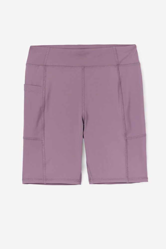 Fila Shorts Tiana Bike Womens Purple - India PZC-957246